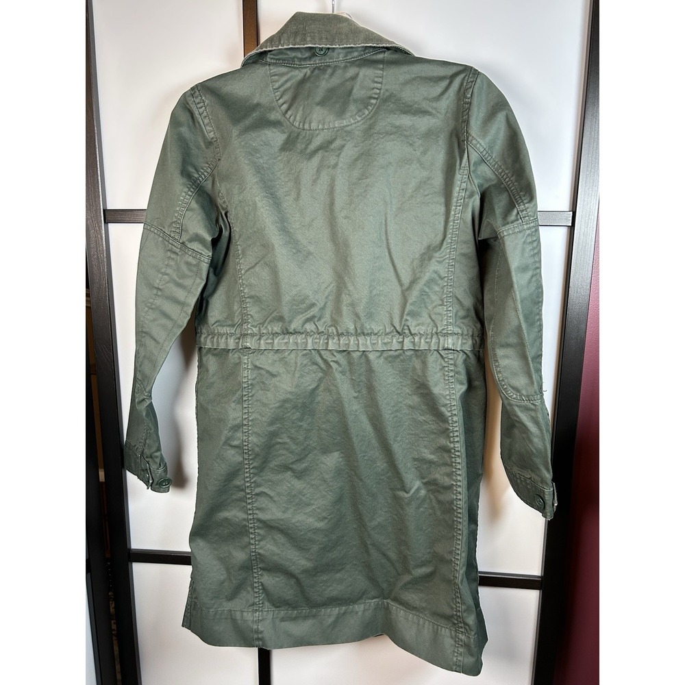 J CREW Women's Size XXS Perfect Lightweight Rain Field Jacket Green - Picture 2 of 9
